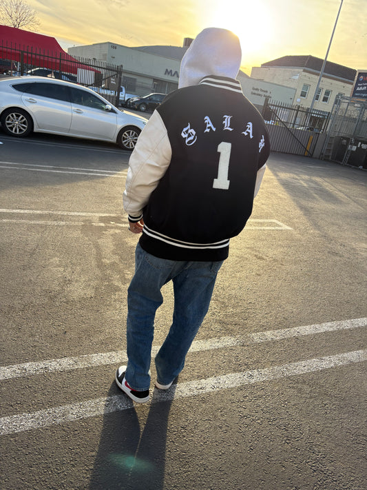 “SALAH FIRST” LETTERMAN JACKET