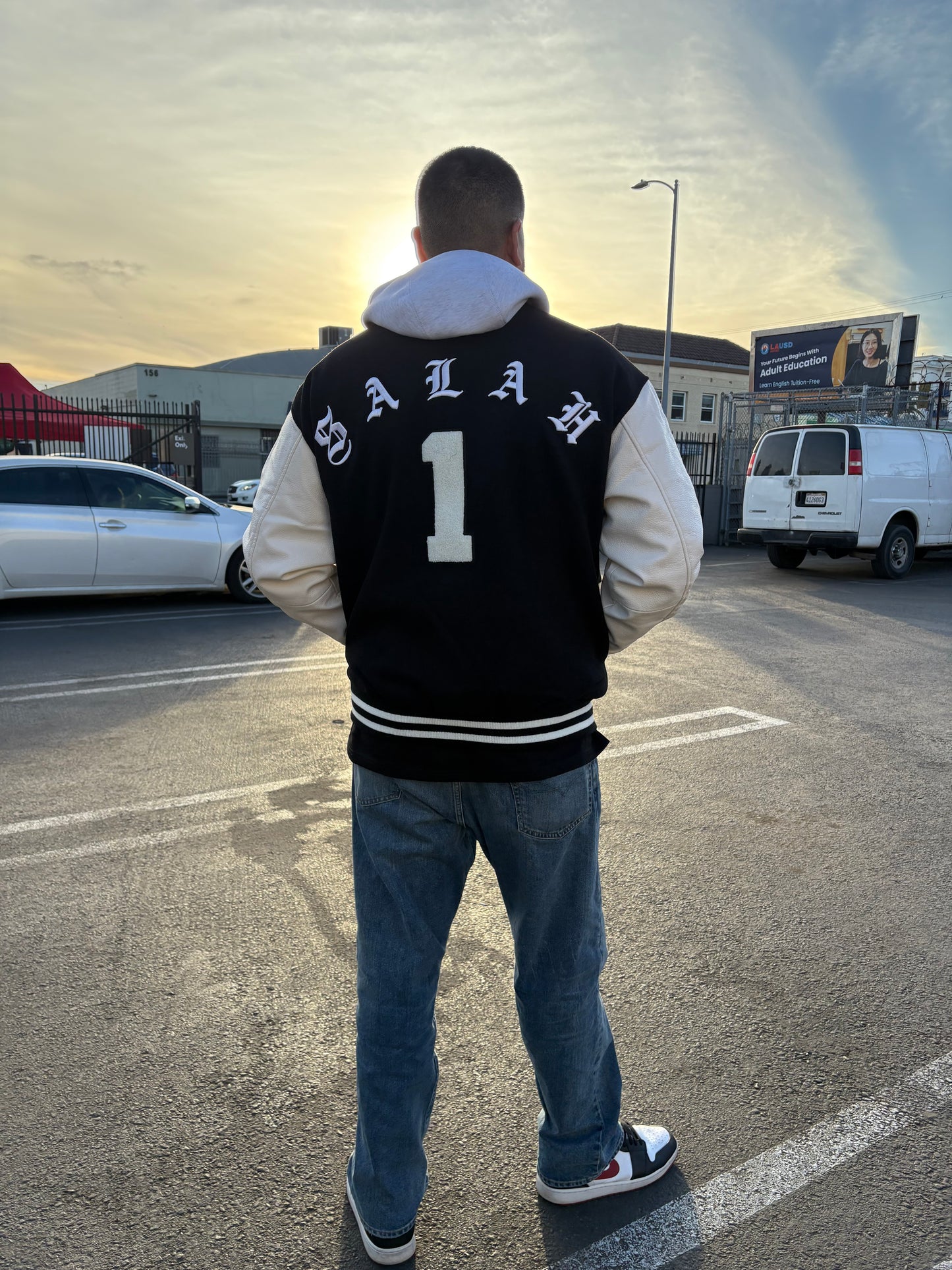 “SALAH FIRST” LETTERMAN JACKET