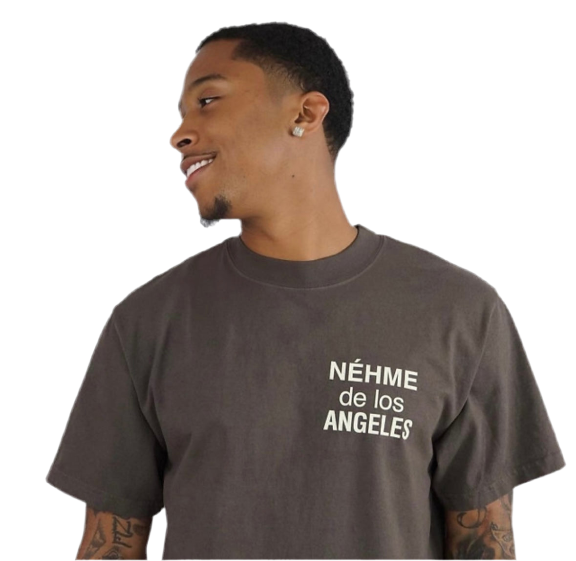 “NEHME de los ANGELES X RIGHTEOUS MINDS” T SHIRT