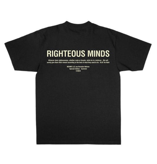 “RIGHTEOUS MINDS” T SHIRT
